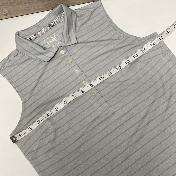 PUMA Grey Sleeveless Golf Polo Ladies Small - Picture 8 of 10